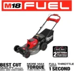 Milwaukee 2823-20 M18 Fuel Self-Propelled Dual Batterys 21-in Walk Behind Mowers - Image 3