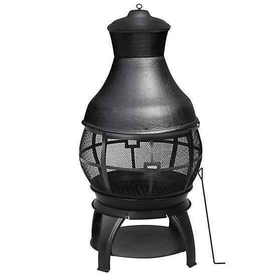 2006124_A5.jpg HeatMaxx 45 in. Outdoor Wood-Burning Chiminea - Image 1