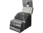 Buyers Products 28-in x 24-in x 18-in Smooth Aluminum Step Box Truck Tool Box 1705281 - Image 4