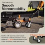 SuperHandy Orange Steel Dolly 5396040 - Image 7