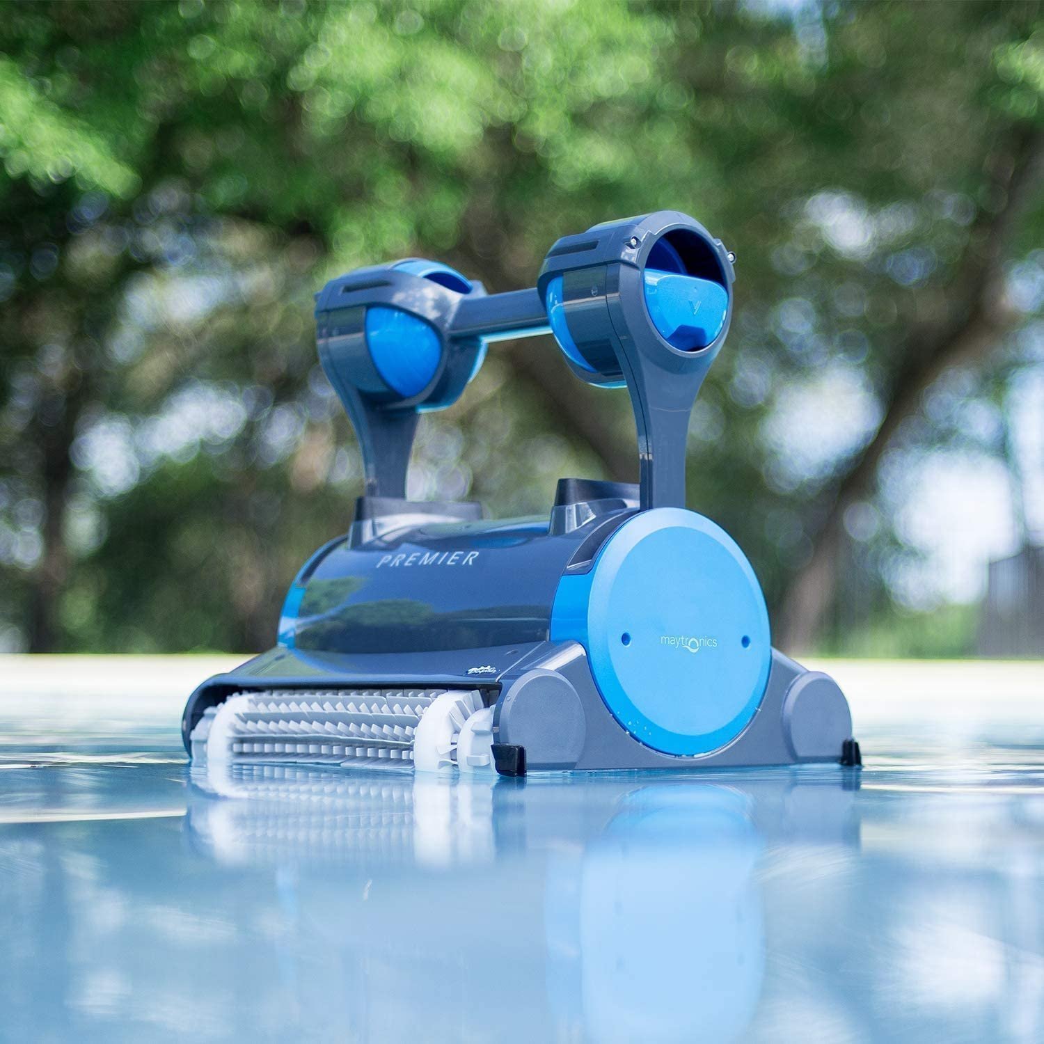 71KZ4kkEOmL-1.jpg Dolphin Premier Robotic Pool Cleaner 2024 for Inground Pools up to 50ft - Image 1