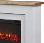 Real Flame Malie 68″ Electric Fireplace with Mantel & Remote Control - Image 6