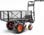 SuperHandy 48V Electric Power Wagon Utility Cart, 660 lb Load, 1000 lb Hauling Capacity