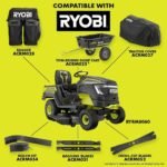 Brushless 80V Hp 46-Inch Cordless Lawn Tractor Battery Powered - Image 12