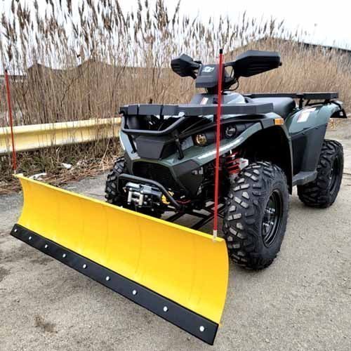 MSA400-BLKRIMS-PLOW-DRKGRN_a.jpg MSA 400 ATV 400cc With Snow Plow 4 x 4 Hi/Low Gears – MSA 400 WITH PLOW – DARK GREEN - Image 1