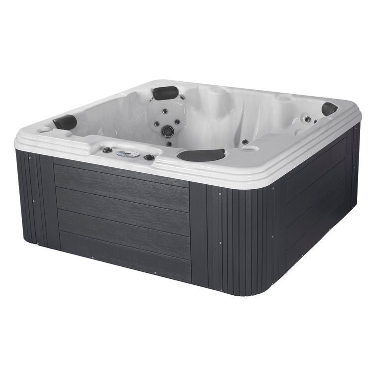 Revive_LS_6_Person_86_Stainless_Jet_Lounger_Hot_Tub_with_Heater_and_Ozone.jpg Revive LS 6 Person 86 Stainless Jet Lounger Hot Tub with Heater and Ozone - Image 1