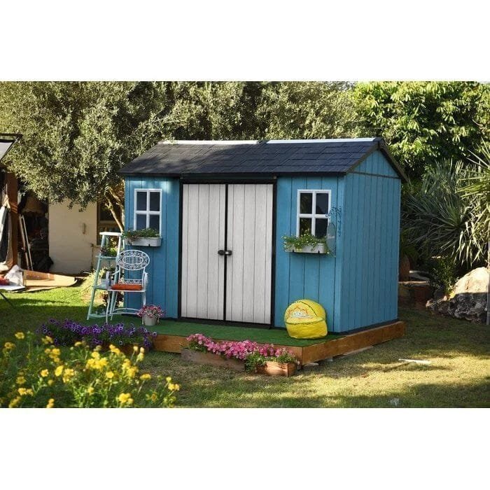img-2452.jpg Oakland 11 ft. W x 7.5 ft. D Plastic Storage Shed - Image 1