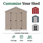 Little Cottage Co. Pre-Cut 12×12 Value Gable Shed Kits - Image 3