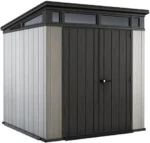 Keter Outdoor Storage Sheds, for House, Patio & Yard, Plastic Resin, Artisan, 7×7 Ft, Gray - Image 4